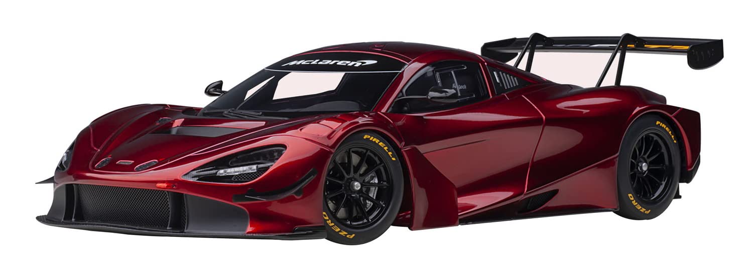 Autoart 1/18 McLaren 720S GT3 Rouge Métallisé Modèle Moulé Sous Pression 81971