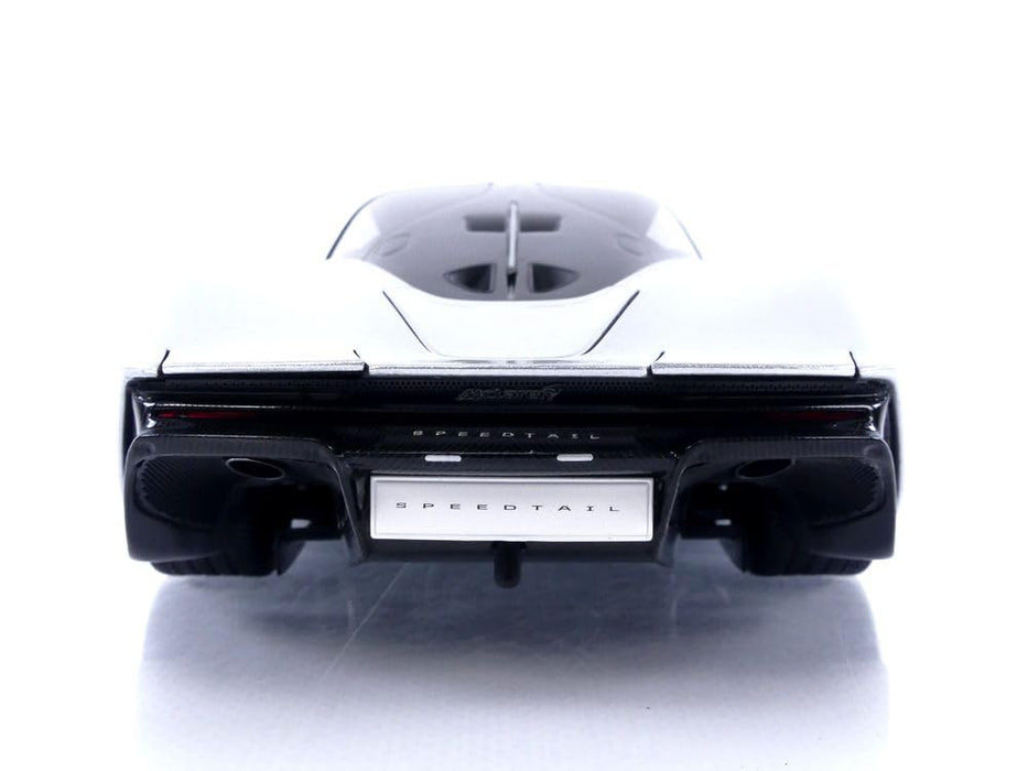 Modèle réduit de voiture Autoart 1/18 McLaren Speedtail argent métallisé