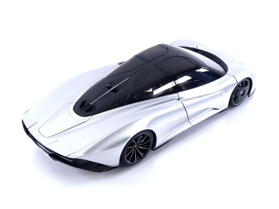 Modèle réduit de voiture Autoart 1/18 McLaren Speedtail argent métallisé