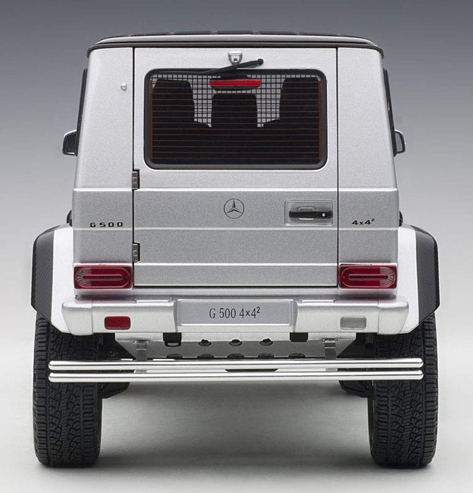 Autoart 1/18 Mercedes-Benz G500 4X4 Squared Silver Diecast Model