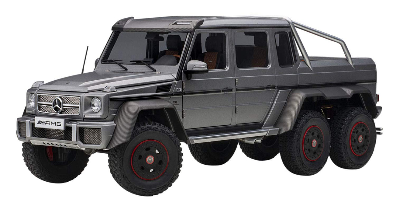 Autoart 1/18 Mercedes-Benz G63 AMG 6X6 Matte Gray Model 76308