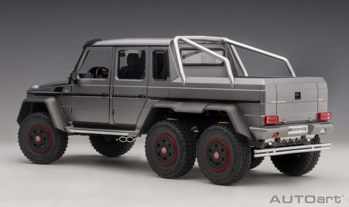 Autoart 1/18 Mercedes-Benz G63 AMG 6X6 Mattgrau Modell 76308