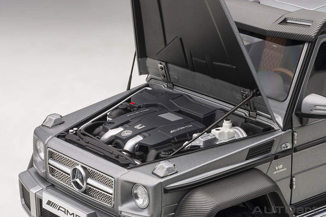 Autoart 1/18 Mercedes-Benz G63 AMG 6X6 Gris Mat Modèle 76308