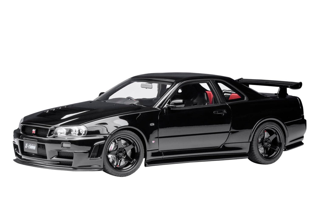 Modèle réduit de voiture moulé sous pression Autoart Nismo R34 GTR Z-Tune Black Pearl 1/18