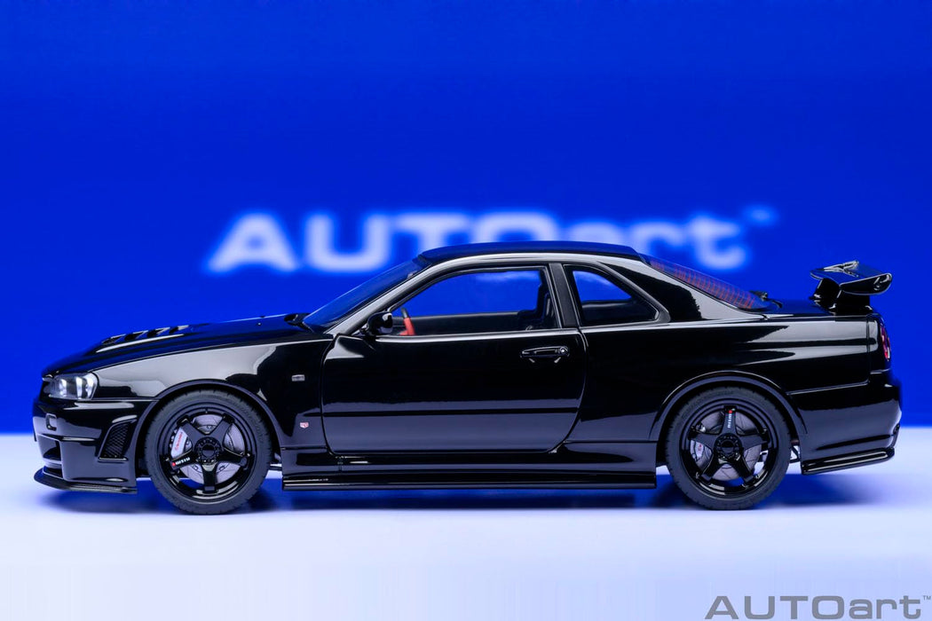 Autoart 1/18 Diecast Nismo R34 GTR Z-Tune Black Pearl Model Car