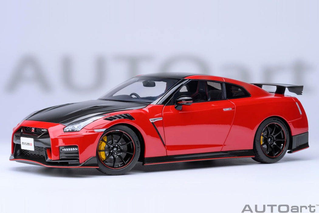 Modèle Autoart 1/18 Nissan GT-R R35 Nismo Édition Spéciale Rouge Vif