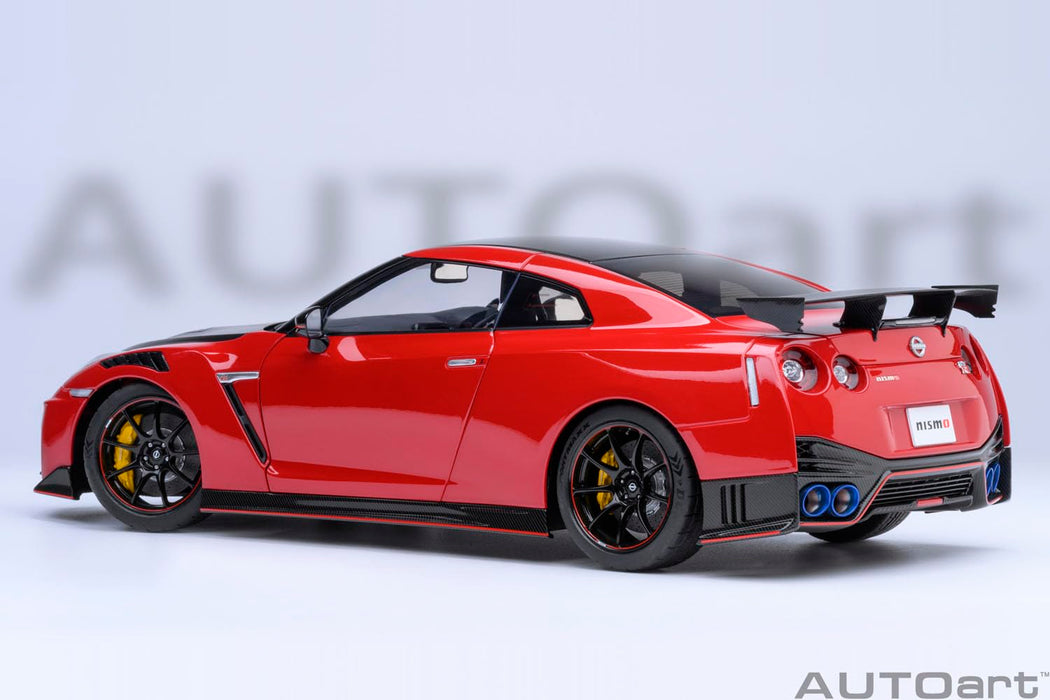 Modèle Autoart 1/18 Nissan GT-R R35 Nismo Édition Spéciale Rouge Vif