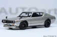 Autoart Nissan Skyline 2000GT-R 1:18 Model Tuned Silver Edition 77466