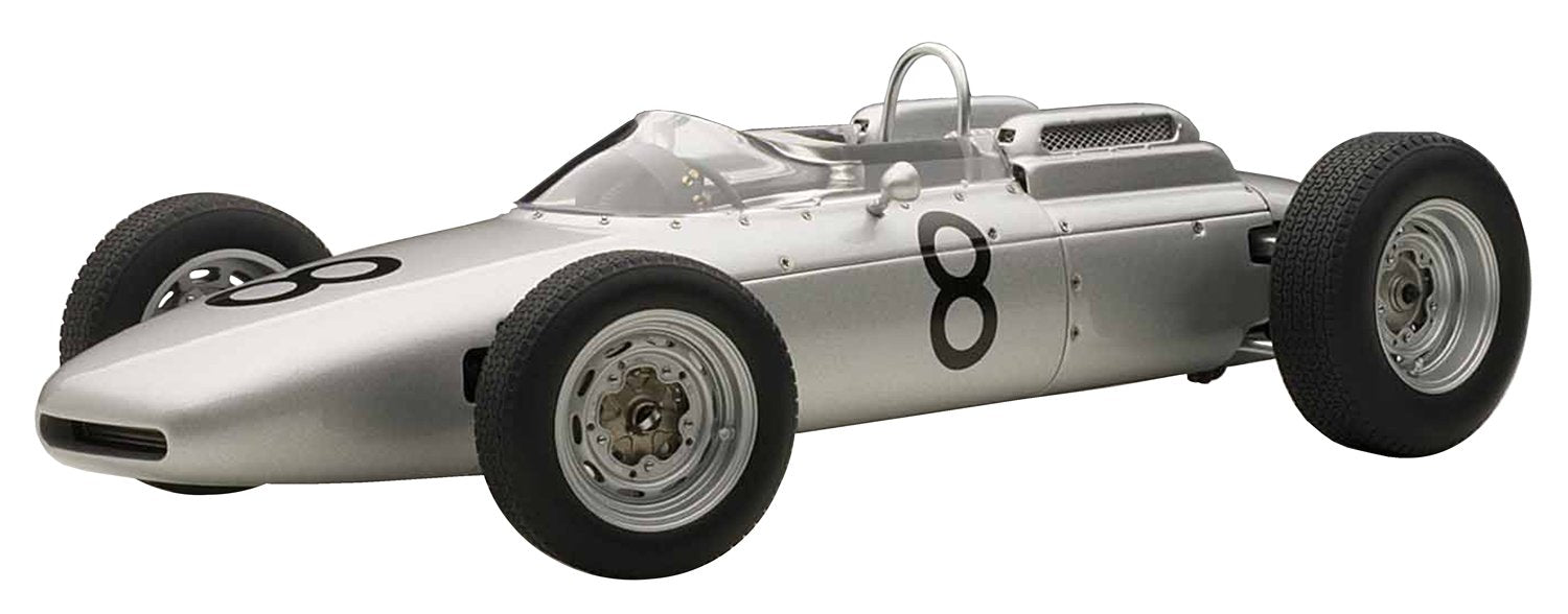 Autoart 1/18 modèle moulé sous pression Porsche 804 F1 1962 GP allemand Joachim Bonnier #8