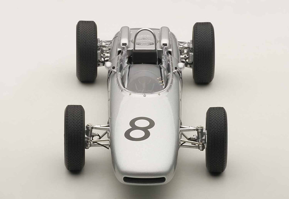 Autoart 1/18 modèle moulé sous pression Porsche 804 F1 1962 GP allemand Joachim Bonnier #8