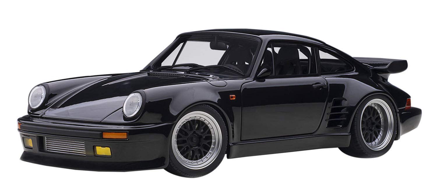 Modèle 30e anniversaire de la Porsche 911 Turbo Wangan Midnight Blackbird à l'échelle 1/18 d'Autoart