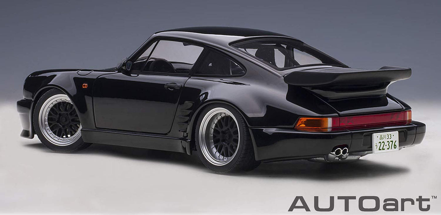 Modèle 30e anniversaire de la Porsche 911 Turbo Wangan Midnight Blackbird à l'échelle 1/18 d'Autoart