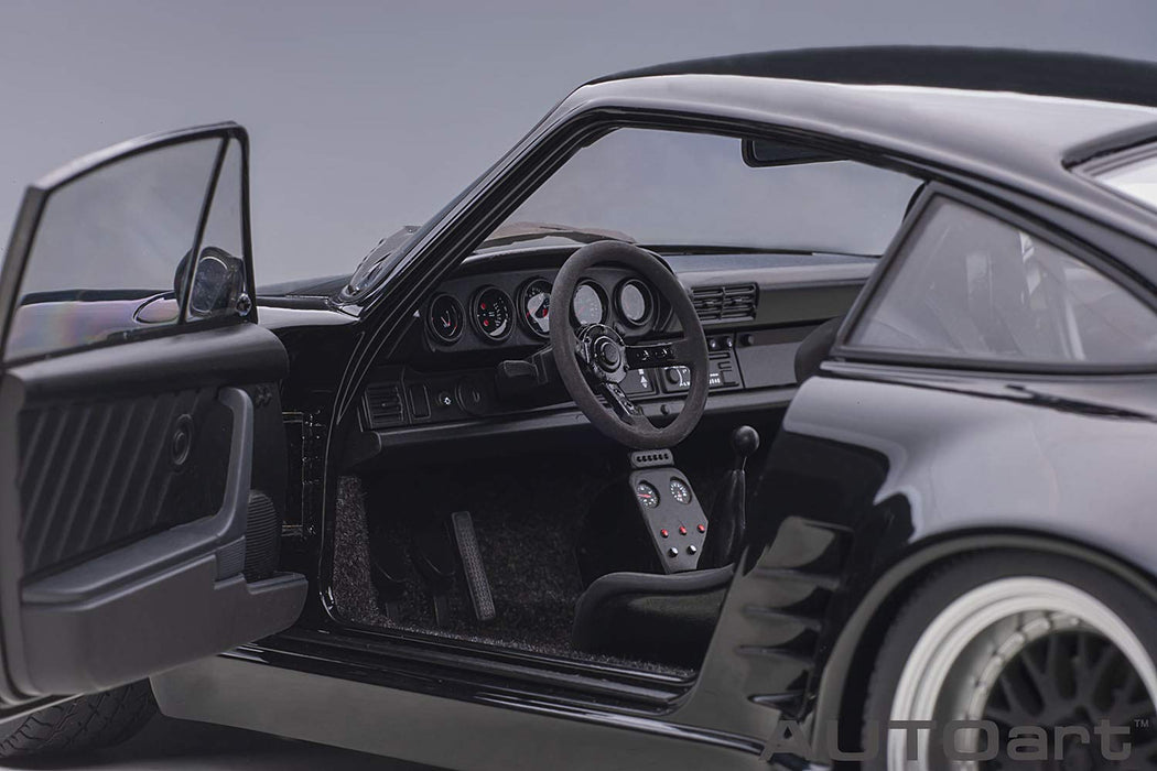 Modèle 30e anniversaire de la Porsche 911 Turbo Wangan Midnight Blackbird à l'échelle 1/18 d'Autoart