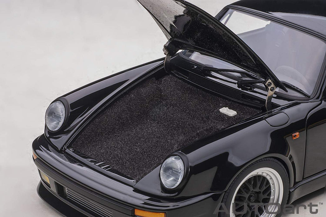 Modèle 30e anniversaire de la Porsche 911 Turbo Wangan Midnight Blackbird à l'échelle 1/18 d'Autoart