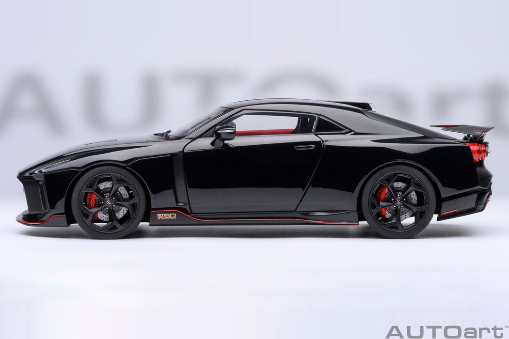 Autoart 1/18 Scale Nissan GT-R50 Italdesign Black Matte Model 77513