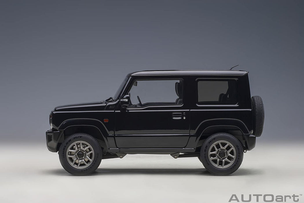 Autoart 78503 – Suzuki Jimny JB64, Fertigmodell in Perlglanzschwarz im Maßstab 1:18