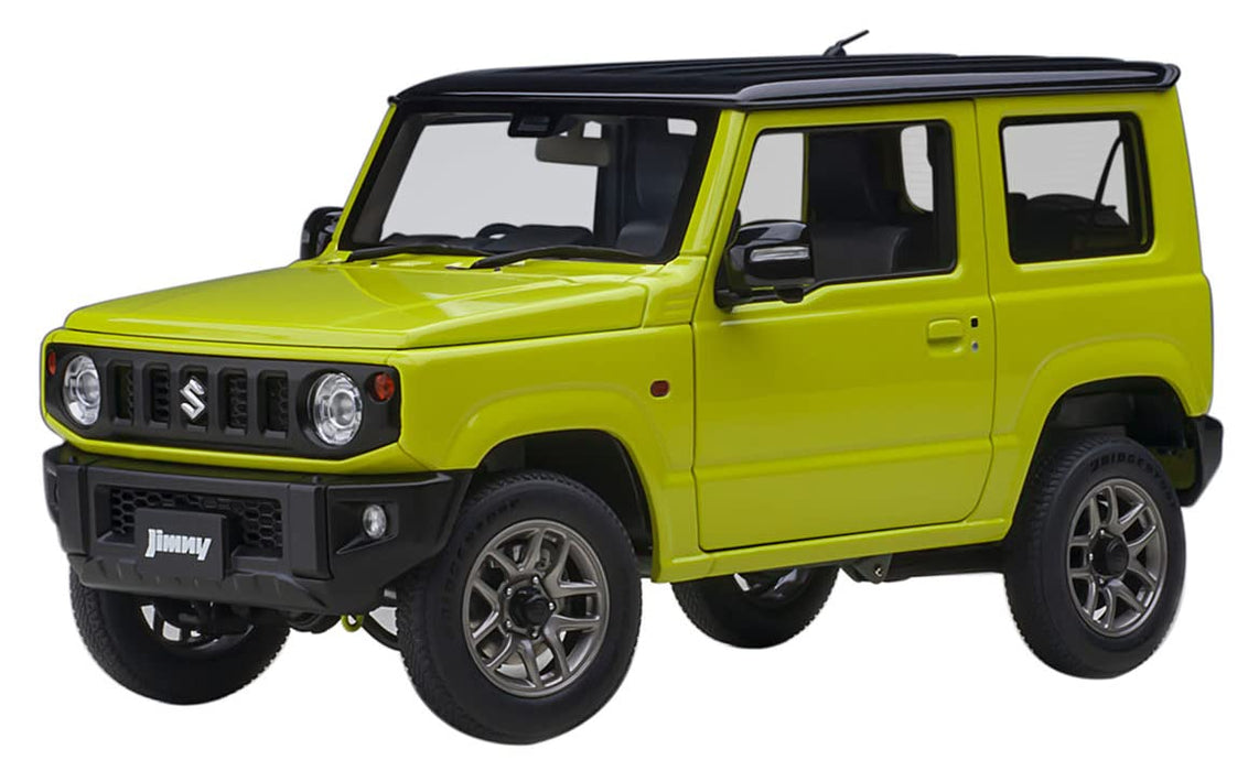 Autoart 1/18 Suzuki Jimny Jaune Toit Noir Modèle Moulé Sous Pression 78501