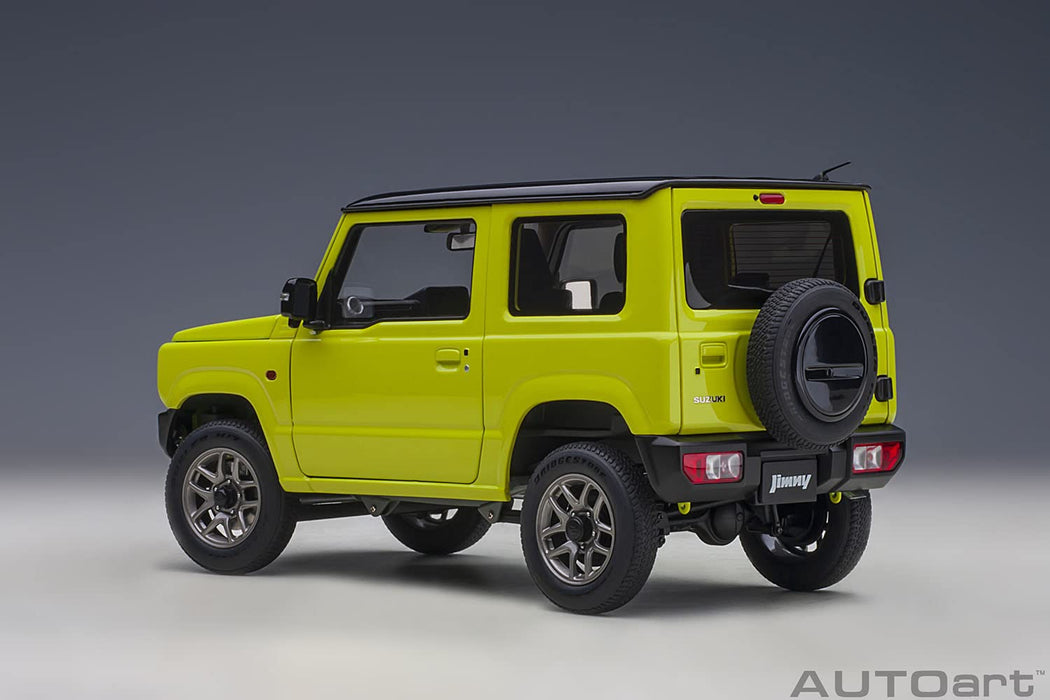 Autoart 1/18 Suzuki Jimny, Gelb/Schwarzes Dach, Druckgussmodell, 78501