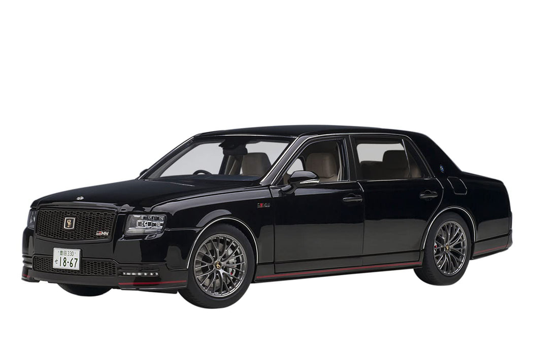 Modèle moulé sous pression Toyota Century GRMN noir à l'échelle 1/18 d'Autoart 78763