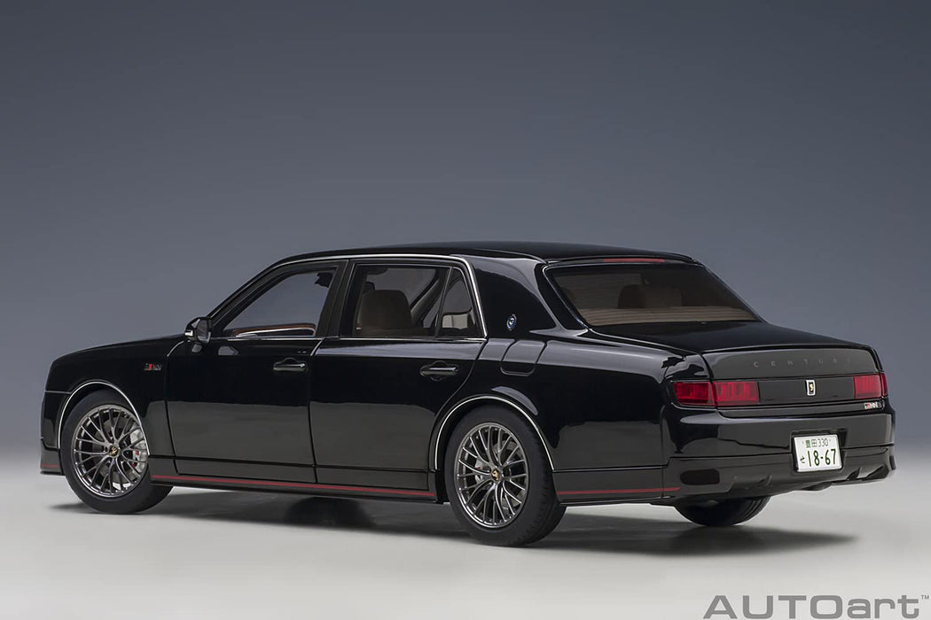 Modèle moulé sous pression Toyota Century GRMN noir à l'échelle 1/18 d'Autoart 78763