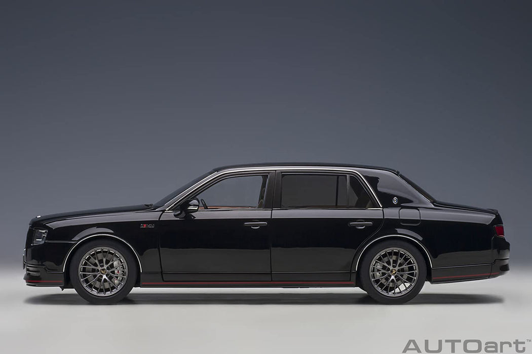 Modèle moulé sous pression Toyota Century GRMN noir à l'échelle 1/18 d'Autoart 78763