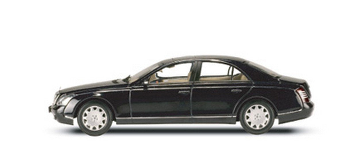 Autoart 1/43 Maybach 57 SWB Black Diecast Model Car