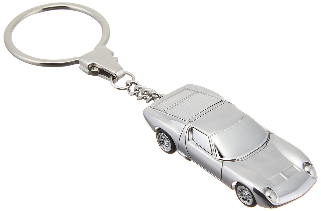 Autoart 1/87 Scale Lamborghini Miura Keychain Aluminum Finished Product