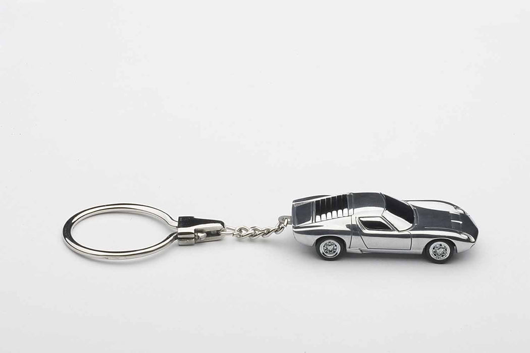 Autoart 1/87 Scale Lamborghini Miura Keychain Aluminum Finished Product