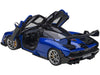 Autoart 1/18 McLaren Senna Model Kyanos Blue with Black Carbon Accents