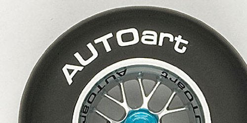 Autoart 1/8 Formula Wheel Paper Weight with Slick Tires - Finished Product