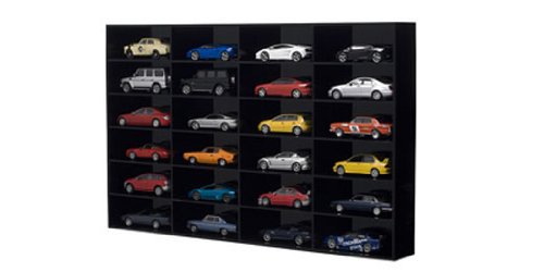 Autoart 1/43 Scale Display Case for 24 Units (Black) Finished Product