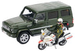 Xcartoys Baic Bj80 Police Motorcycle Escort Set Green Diecast Car 1/64- Japan Figure Store - #1 Bring To You The Best Japanese Goods