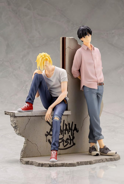 Kotobukiya Artfx J 1/8 Banana Fish Ash Lynx and Eiji 2023 Re-Release Statue