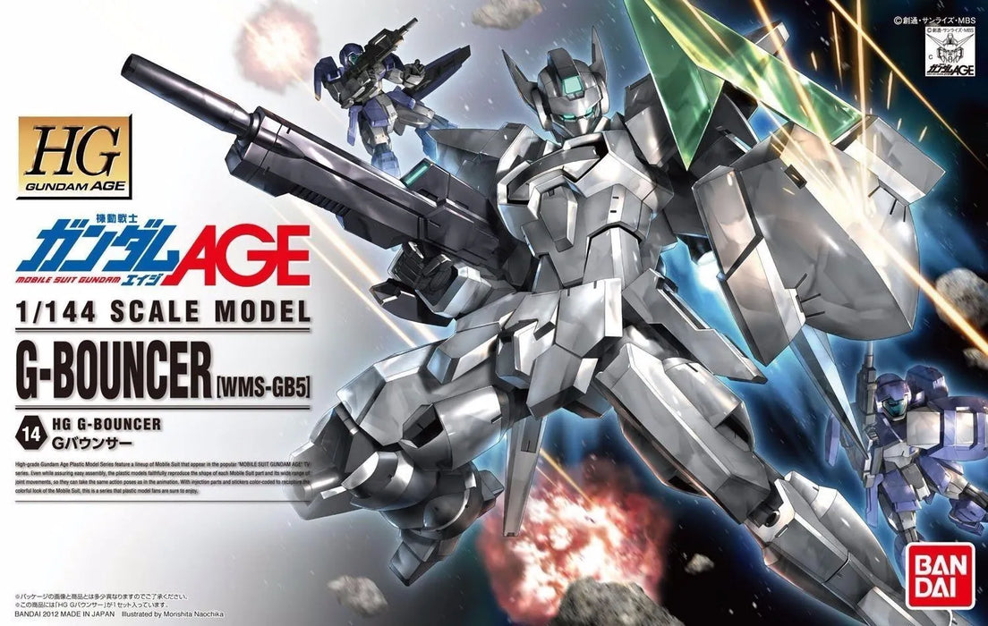 Bandai 1/144 Hg Gundam Age 14 Wms-gb5 G-bouncer Plastic Model Kit