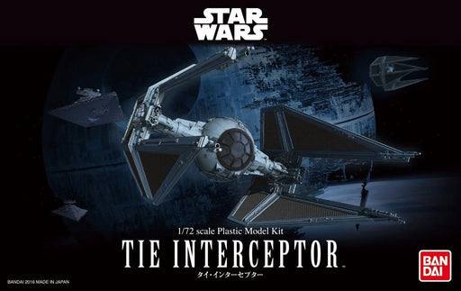 Bandai 1/72 Tie Interceptor Plastic Model Kit Star Wars Episode 6