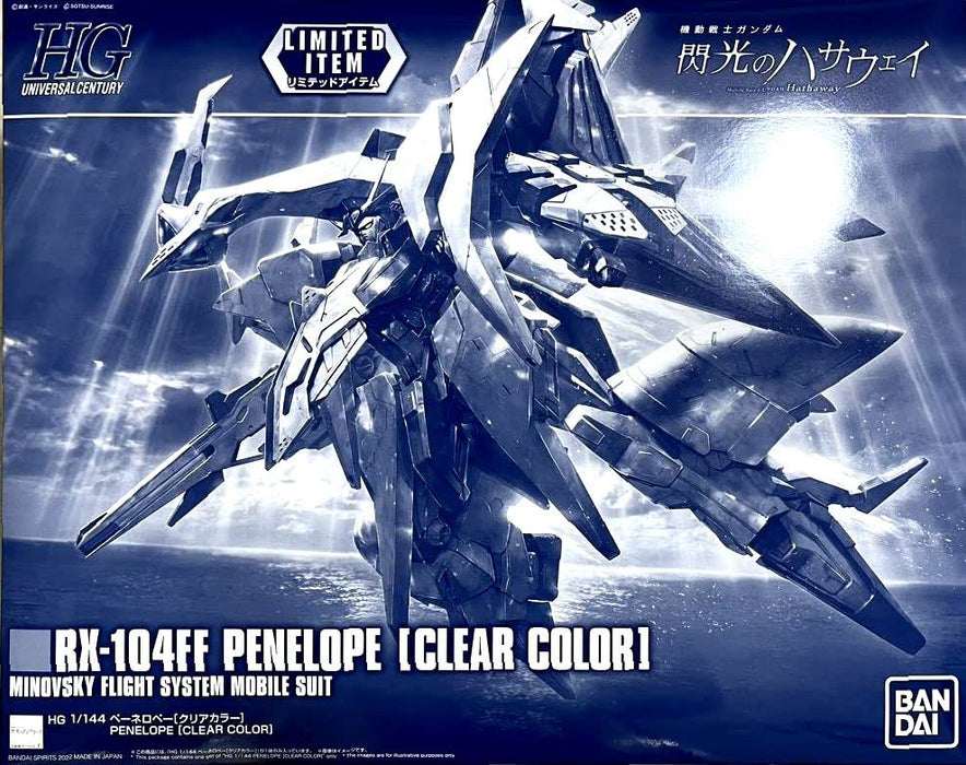Bandai HG 1/144 Penelope Clear Color Gundam Hathaway's Flash Model