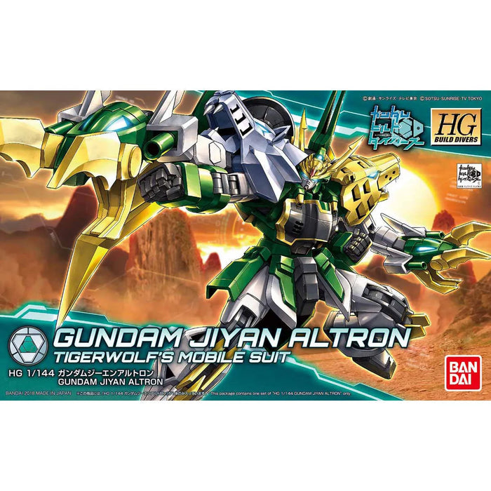 Bandai Hgbd 1/144 Gundam Jiyan Altron Plastic Model Kit Gundam Build Divers - Japan Figure