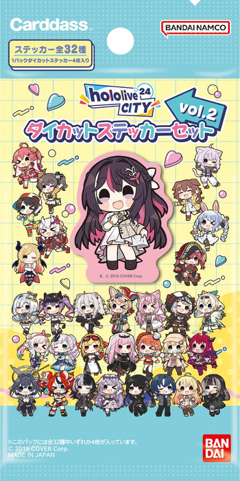Hundreds Bandai Hololive City 24 Die Cut Sticker Set Vol 2 Japan Official- Japan Figure Store - #1 Bring To You The Best Japanese Goods
