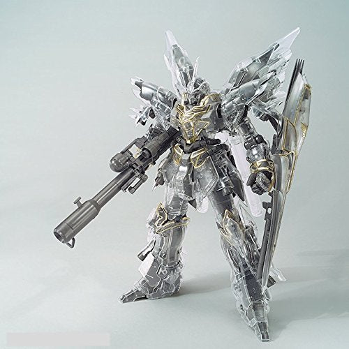 Bandai MG 1/100 Gundam Base Limited Sinanju Mechanical Clear Model Kit