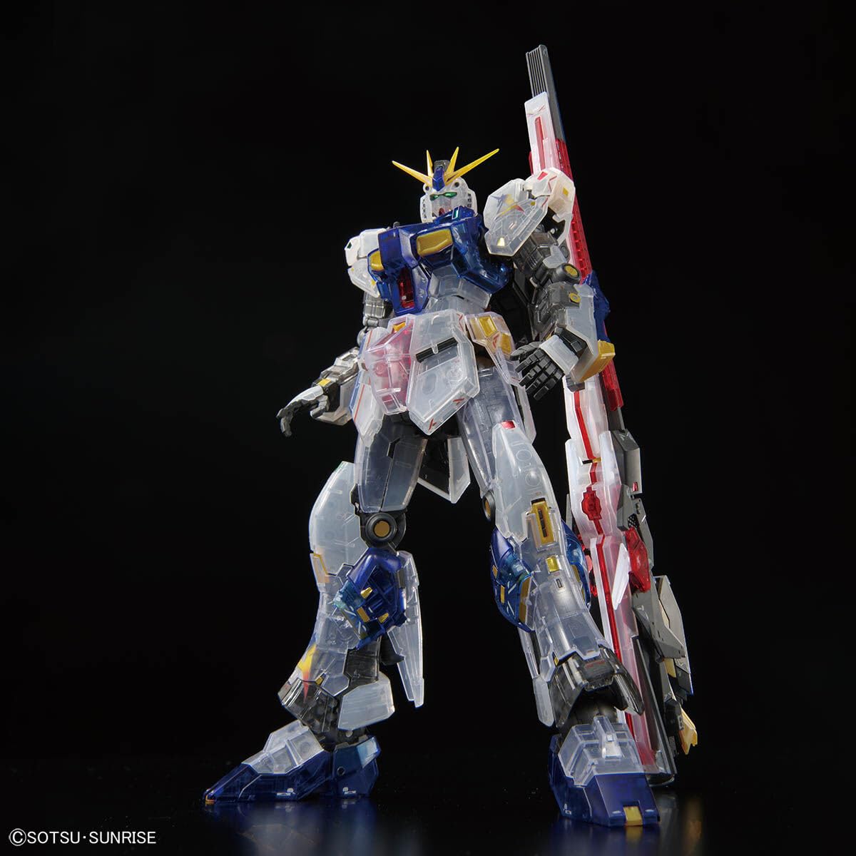 Bandai RG 1/144 Nu Gundam Clear Color Model Kit Limited Edition