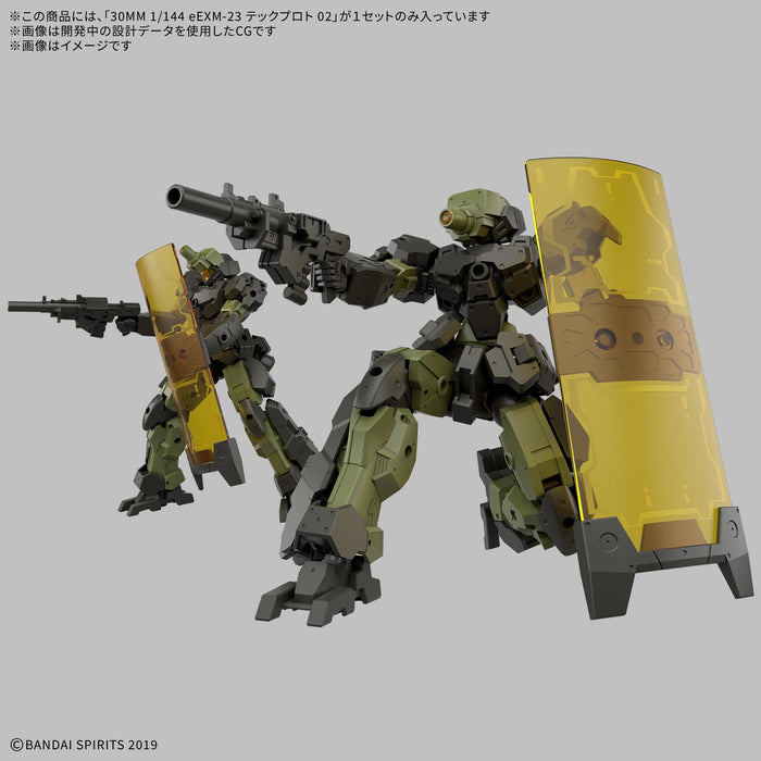Bandai Spirits 30MM Vorgefärbtes 1/144 EEXM-23 Techproto 02 Modellbausatz