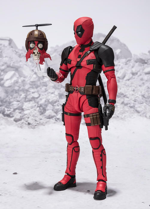 Figurine articulée en PVC ABS de 155 mm de Bandai Spirits SH Figuarts Deadpool et Wolverine