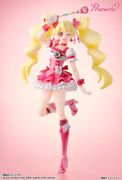 Figurine mobile de 135 mm de Bandai Spirits SH Figuarts Fresh Pretty Cure Cure Peach