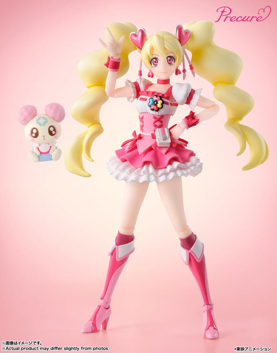 Figurine mobile de 135 mm de Bandai Spirits SH Figuarts Fresh Pretty Cure Cure Peach