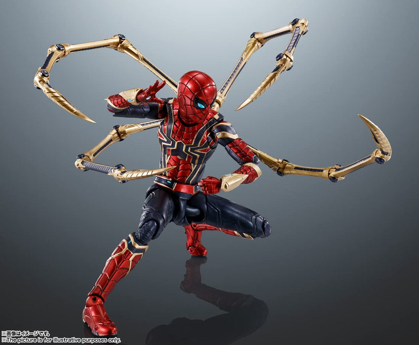 Bandai Spirits SH Figuarts Iron Spider, 145 mm bewegliche Figur, No Way Home Edition