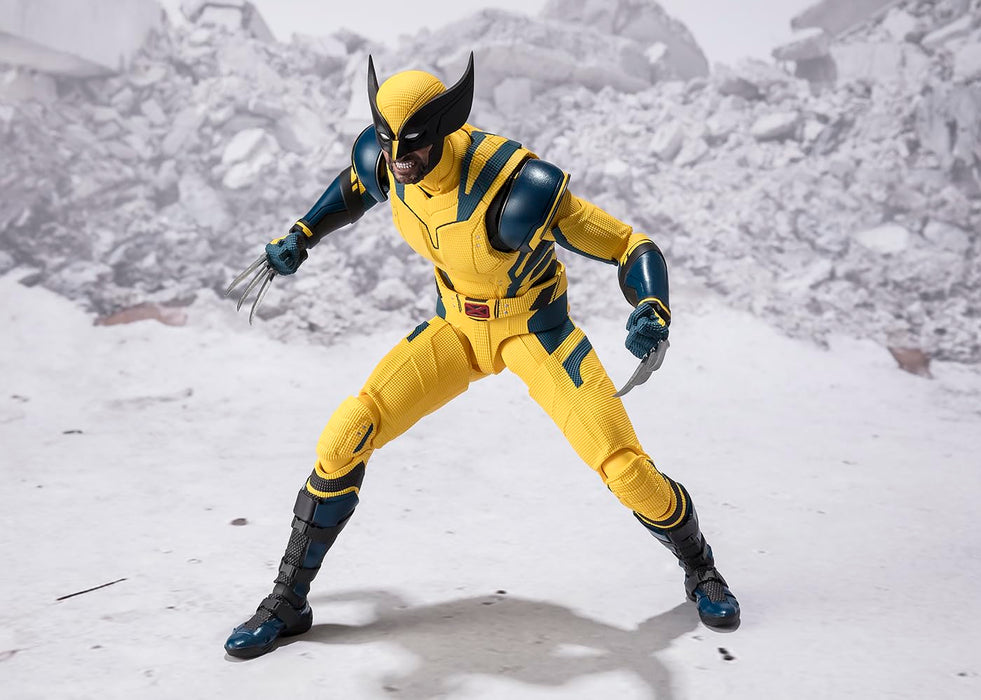 Figurine articulée Wolverine de Bandai Spirits SH Figuarts 155 mm en PVC ABS peinte