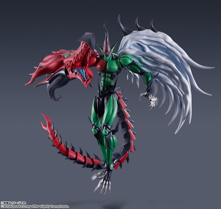 Figurine articulée Bandai SH Monsterarts Yu-Gi-Oh Flame Wingman 190 mm en PVC ABS