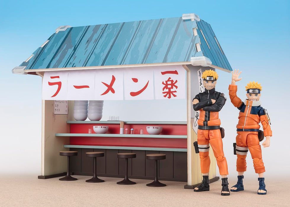 Figurine peinte Bandai Spirits SHF Naruto Shippuden Ichiraku Ramen Set 220 mm