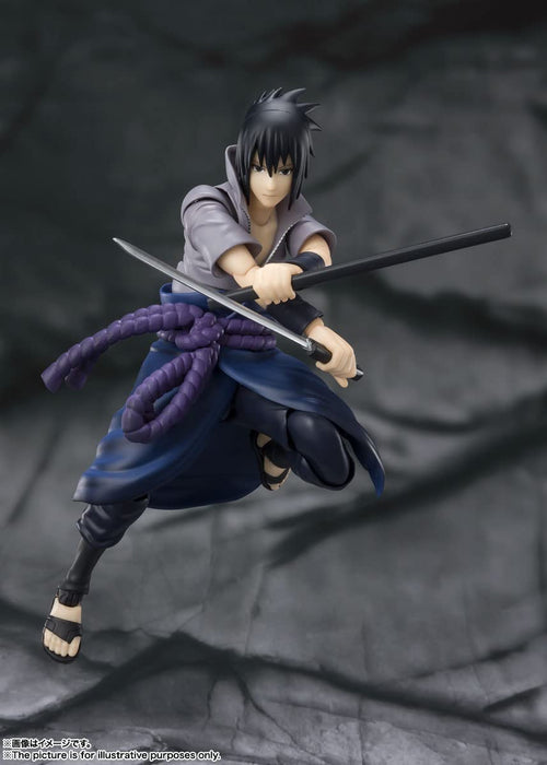 Figurine articulée Bandai Spirits SHFiguarts Naruto Shippuden Uchiha Sasuke 145 mm