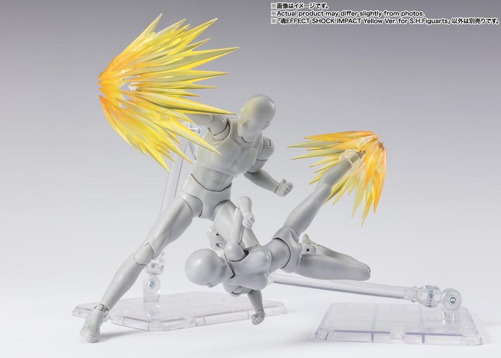 Bandai Spirits Tamashii Effect Shock Impact Gelbe Version für SHFiguarts, 140 mm